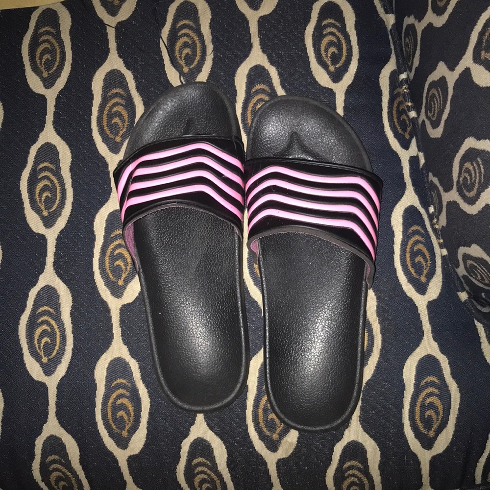 Pink and black slides